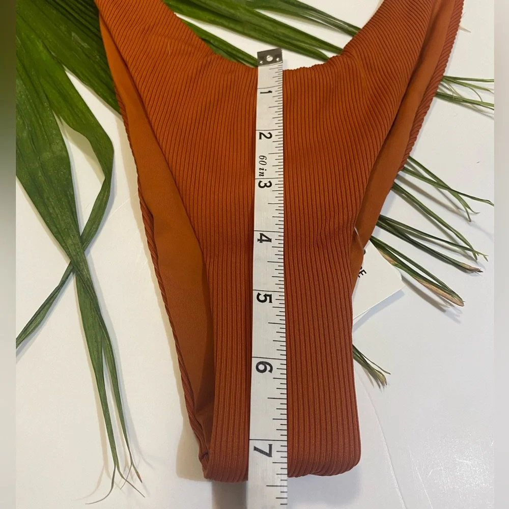 L*Space Cabana Bikini Ribbed Bottom Bitsy, Color: Amber, X-Small, NWT, Brand New